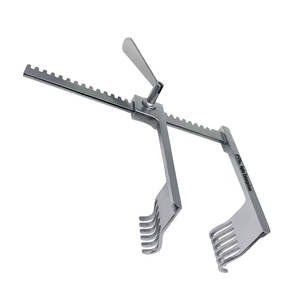 Retractor ortopédico con 6 puntas Distractor manual multifuncional para procedimientos lumbares y costillas Instrumento quirúrgico - Product Image 5