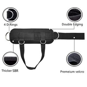 Sangle de cheville réglable pour machine à câble, entraînement des jambes en salle de sport, manchette de kickback pour fessiers, support rembourré, anneau en D, protection professionnelle, crochet - Product Image 4
