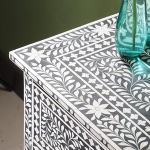 Modern Handmade Bone Inlay <b>Stool</b> <b>Table</b> Design Night Stand Bedside End <b>Table</b> for Living Room Bedroom Hotel - Product Image 5