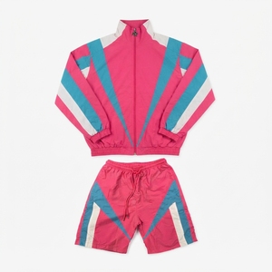 Windbreaker Set Custom Sport Windproof Jacket And Shorts Lightweight Streetwear <b>Mens</b> Nylon Tracksuits Windbreaker Shorts Sets - Product Image 1