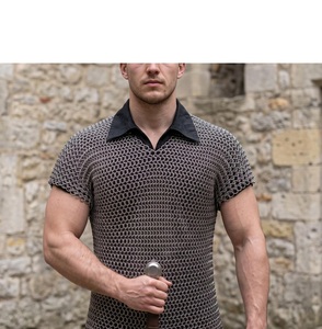 Camisa de armadura de acero con diseño soldado, armadura completa en 3D, arte coleccionable, temática antigua - Product Image 3