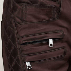 Unique Design Cheap Price <b>Men</b> <b>Leather</b> <b>Pant</b> Mid Waist Waterproof Eco-Friendly Customized Design High Quality Adults Size - Product Image 3