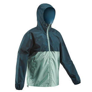 Veste de pluie à capuche zippée imperméable et coupe-vent en softshell épais pour hommes, course à pied et randonnée en plein air - Product Image 2