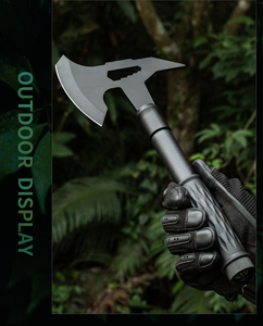 ขวานใบมีดเหล็กคาร์บอน ด้ามไม้ สำหรับใช้เอาตัวรอด - Product Image 5