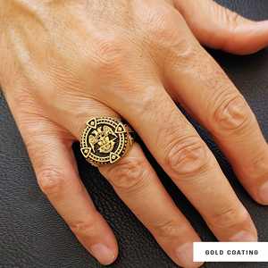 แหวน BOJ RCJ รุ่น 008 แหวนรับปริญญาสำหรับบุรุษและสตรี  ประดับเพชรเงินแท้  ของขวัญสำหรับงานปาร์ตี้ ราคาประหยัด - Product Image 4