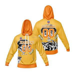 Sweat-shirts à impression personnalisée, MOQ faible, fabricant de vêtements sur mesure, sweat-shirt à capuche en molleton de coton de haute qualité pour hommes - Product Image 1