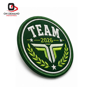 Écussons brodés haute densité personnalisés avec logo d'équipe, base sergé, fil résistant à la décoloration, qualité de vente au détail pour les meilleures ventes - Product Image 6