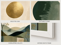 Peinture abstraite minimaliste faite à la main sur toile, paysages estompés texturés, style Wabi Sabi, décoration de salon