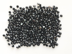 Spinelle noire naturelle 3MM, taille brillant ronde, pierres précieuses de qualité supérieure pour la fabrication de bijoux - Product Image 3