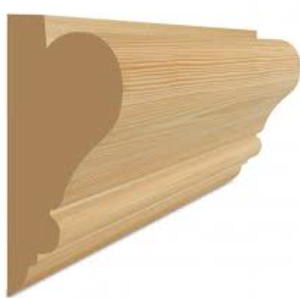 Rail décoratif en bois pour cadres (Restauration d'époque) - Product Image 3