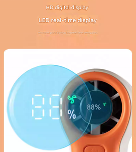 Ventilateur portable sans pales H02 2025, mini-turbine haute vitesse, sans balais, rechargeable par USB, pour usage extérieur, avec revêtement glacé, à suspendre au cou - Product Image 4