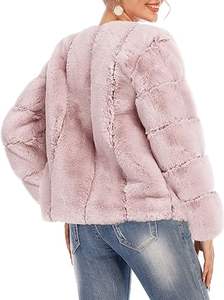 Manteau d'hiver personnalisé en fourrure pour femme, en fourrure de renard véritable, coupe courte, de luxe, pour la vente en gros - Product Image 3
