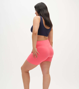 Shorts de sport respirants à séchage rapide, taille haute, effet froncé, leggings de fitness sans couture pour femme - Product Image 3