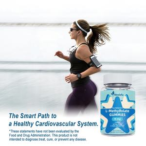L-methylfolate Gummies kustom dengan Methyl B12, Folate 5-MTHF suplemen untuk suasana hati, kesehatan otak, kognisi & kekebalan, - Product Image 3