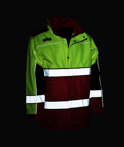 Chaqueta de Seguridad de Alta Visibilidad Resistente al Desgarro, Retardante de Llama, Reflectante y Protectora para la Industria del Petróleo, Gas y Minería - Product Image 3