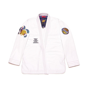 Kimono de Jiu Jitsu de Primera Calidad, 100% Algodón, 450 GSM, Color Blanco, Logotipo Personalizado, Nuevo Modelo, Lote 135, Shoyorol BJJ Gi - Product Image 5