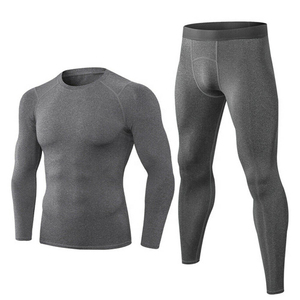 Conjunto Deportivo Unisex de Compresión para Gimnasio, Fitness, Entrenamiento, Running, Ajuste Muscular, Ligero y de Secado Rápido - Product Image 3