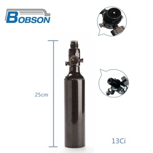 220ml 13ci Paintball Air Cylindre 3000psi Bouteille Rechargeable Avec Régulateur Pour Marker Training Et Activités Sur Le Terrain - Product Image 6