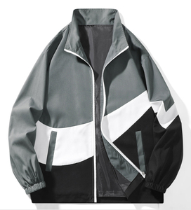 Veste coupe-vent pour homme en gros, mode décontractée, logo personnalisé, coupe ajustée, imperméable, vêtements de sport d'extérieur pour homme - Product Image 4
