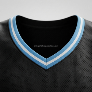 Maillot de basket-ball réversible personnalisé et pas cher en polyester 100% respirant pour adultes, toutes saisons - Product Image 5