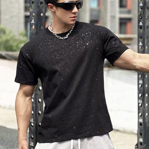 Camiseta Deportiva para Hombre, Manga Corta, Corte Holgado, Camiseta para Hombre - Product Image 5