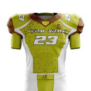 Nouvel uniforme de football américain pour adultes, fabriqué au Pakistan, 100% polyester, imprimé, personnalisable, haute qualité, léger, séchage rapide - Product Image 3