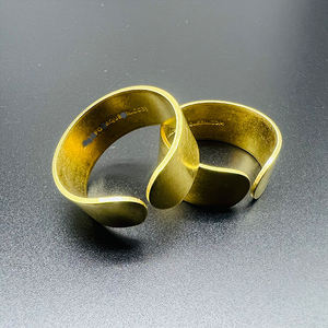 Raw Brass <b>Ring</b> Brass Band <b>Ring</b> Adjustable <b>Ring</b> <b>Blank</b> <b>Ring</b> Base Hoop Loop Connector Findings MS Handicraft Ms-wc-001 Durable - Product Image 3