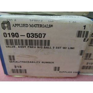8 AMAT 0190-03507 Valve, Ensemble, Pneu N/C Ball 2 - Équipements et Pièces Semi-conducteurs Globaux de Confiance - Product Image 1