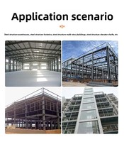 Estructura de Acero Pesado Moderna, Almacén Industrial Prefabricado, Taller, Edificio Metálico, Paneles Aislantes, Superficie Galvanizada