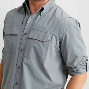 Camisa de Pesca Personalizada con Logotipo para Hombre, con Botones, Protección UV SPF 50, Secado Rápido, Manga Larga, con Bolsillos - Product Image 2