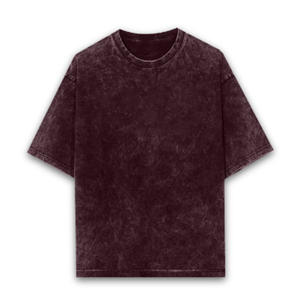 T-shirts personnalisés en gros pour hommes, coupe classique délavée à l'acide, 100 % coton, style vintage, épaules tombantes, streetwear hip-hop 2026 - Product Image 1