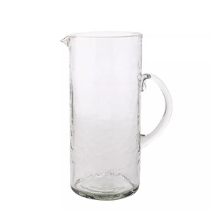 Carafe à eau élégante en verre texturé martelé, vaisselle de cuisine haut de gamme pour la maison, les dîners et les fêtes - Product Image 5
