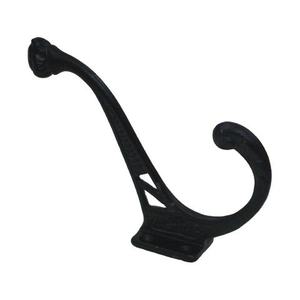 Nouveau crochet mural en métal avec 2 crochets pour porte de salle de bain, porte-serviettes, porte-vêtements - Anti-rouille et gain de place, organisateur domestique - Product Image 2