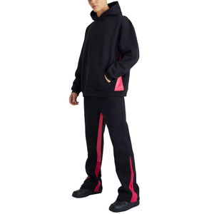 Conjunto de Chándal para Hombre con Pantalones Acampanados y Sudadera con Capucha, Precio Mayorista, Producto Más Vendido - Product Image 1