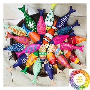 Decorative Wooden Fish Mediterranean Coastal <b>Ornament</b> 9-19cm for <b>Wall</b> Table Shelf and Nautical Home Decoration - Product Image 5