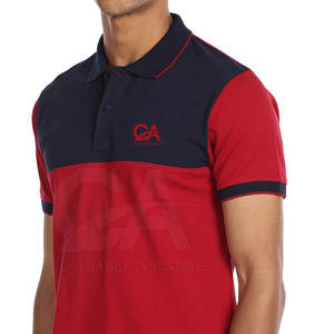 Camiseta Polo para Hombre de Alta Calidad al por Mayor, Camiseta Polo 100% Algodón, Logotipo Personalizado, Polo Liso de Manga Corta para - Product Image 2
