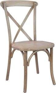 Modern Solid Wood <b>Dining</b> <b>Chair</b> Cross Back Design <b>Stackable</b> <b>Dining</b> Room Furniture Stable Home Furniture Microfiber Upholstery - Product Image 5