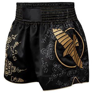 Pantalones cortos de MMA para hombre con impresión de logotipo personalizado, poliéster ligero de alta calidad, último diseño con técnicas de lavado para adultos - Product Image 5