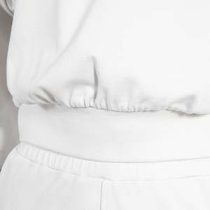 Women's Custom Screen Print Cotton Eco-Friendly Pullover Oversized Crop Sweatshirt Autumn/Spring Long Sleeve Women Crop Sweats - Product Image 4