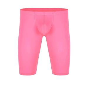 Pantalones Cortos de Compresión Rojos Hechos a Medida, Transpirables, Ecológicos, de Lona, Diseño Casual, Impermeables, de Secado Rápido - Product Image 4