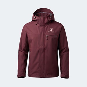 Chaqueta de Lluvia para Hombre con Capucha y Cierre de Cremallera, a la Moda, Transpirable, Teñida en Color Liso, Impermeable, para Invierno - Product Image 3
