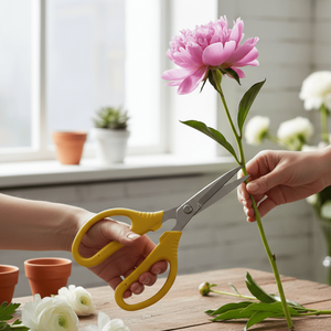 Tijeras para Flores y Jardín, 7 Pulgadas, Multifuncionales, con Mango Antideslizante de Goma y Plástico, Venta al Por Mayor del Fabricante - Product Image 1