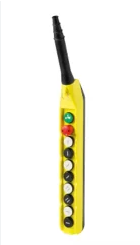 CMK CMK-PLB10 ชุดควบคุมเครนแบบแขวนพลาสติก รุ่น Dual-Speed Hoist EOT Crane มาตรฐาน IP65 แรงดันไฟฟ้า 440V ปุ่มหยุดฉุกเฉินแบบกด 2-14 ปุ่ม  50000 รอบการใช้งาน - Product Image 4