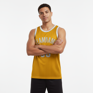 Reversible New Design Polyester Basketball Jersey - Product Image 3