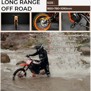 Motocicleta Eléctrica Todoterreno Dirt Cross <span class=keywords><strong>de</strong></span> 4000W con Motor sin Escobillas <span class=keywords><strong>de</strong></span> 72V y 40ah para Adultos - Product Image 5