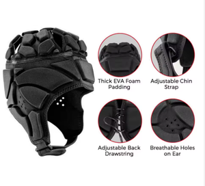 Casque de protection professionnel pour adultes, pour le football et le rugby, en mousse solide, coque souple, équipement de protection, vente en gros d'usine - Product Image 6