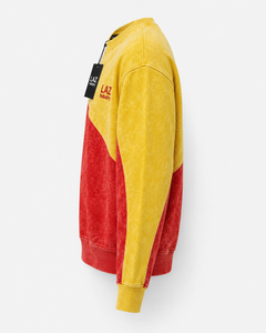 เสื้อสเวตเชิ้ตผู้ชายผ้าฝ้าย 100% ระบายอากาศได้ดี เป็นมิตรกับสิ่งแวดล้อม บริการ OEM ทรงหลวมสำหรับฤดูหนาว โลโก้ด้านหน้า ล้างสีแบบ Acid Wash น้ำหนัก 420 กรัม แบบเรียบ - Product Image 2