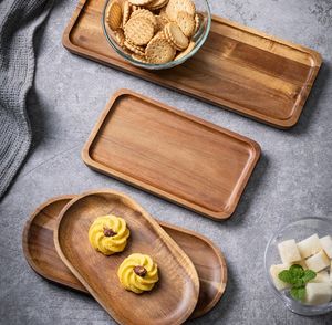 Assiette de service en bois de manguier - Vaisselle de mariage classique, écologique et faite à la main - Product Image 5