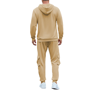 Survêtements pour hommes personnalisés, très demandés, décontractés, à capuche, en molleton 100% coton, pour l'extérieur - Product Image 2
