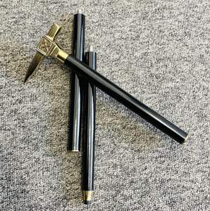 Bastón de madera antiguo hecho a mano con cabezal de latón de diseño victoriano, bastón con hacha, regalo, 37 pulgadas - Product Image 2